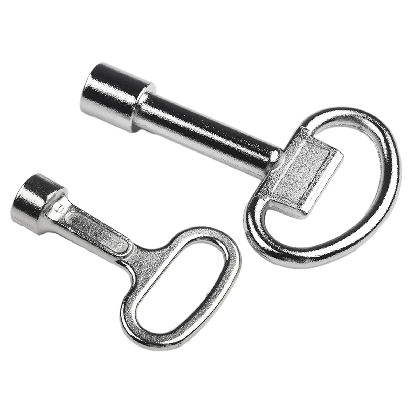 2 Pcs Water Tap Valve Switch Key Triangle Wrench Elevator Door Key Lock Wrench 8/9mm Hole Household Repairing Manual Tools