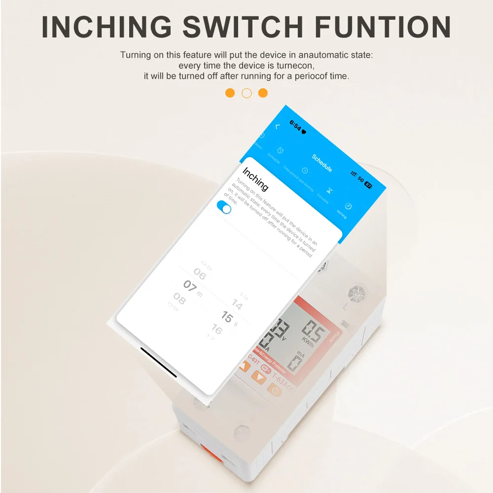 DIY GO TUYA WIFI Smartlife Schutzschalter 110V 220V 63A Energiemesser mit Zeitschaltuhr, Spannungs-, Strom- und Leckageschutz – Detail 11
