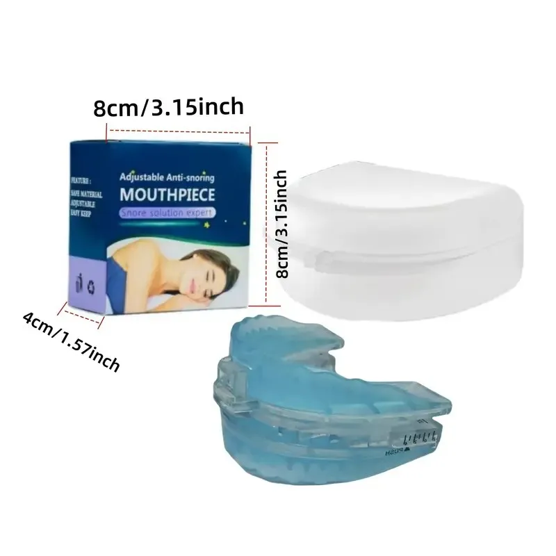 Anti Snoring Mouth Guard Improve Sleeping Snoring Mouth Guard Anti-Apnea Teeth Bruxism Stop Snoring Device Mouthpiece High Quality Better Sleep