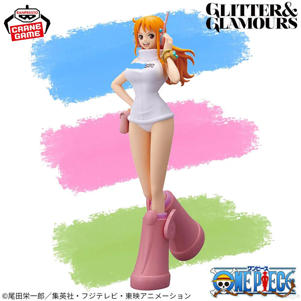 

In Stock Genuine BANPRESTO GLITTER&GLAMOURS One Piece Egghead Style Nami Figure Anime Model Toy