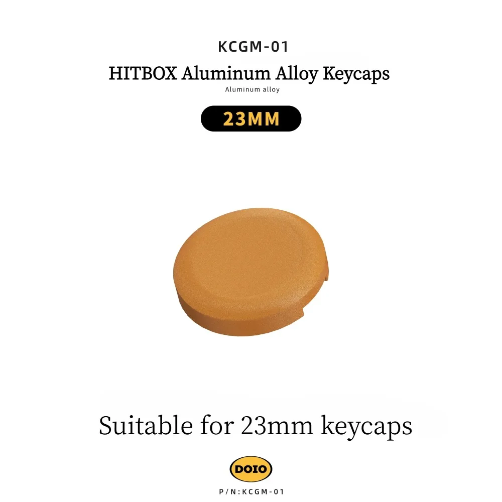 DOIO HITBOX KCGM-01 Aluminum Alloy Keycaps for Street Fighter 6 Tekken 8 King of Fighters Arcade Fightstick Metal Buttons
