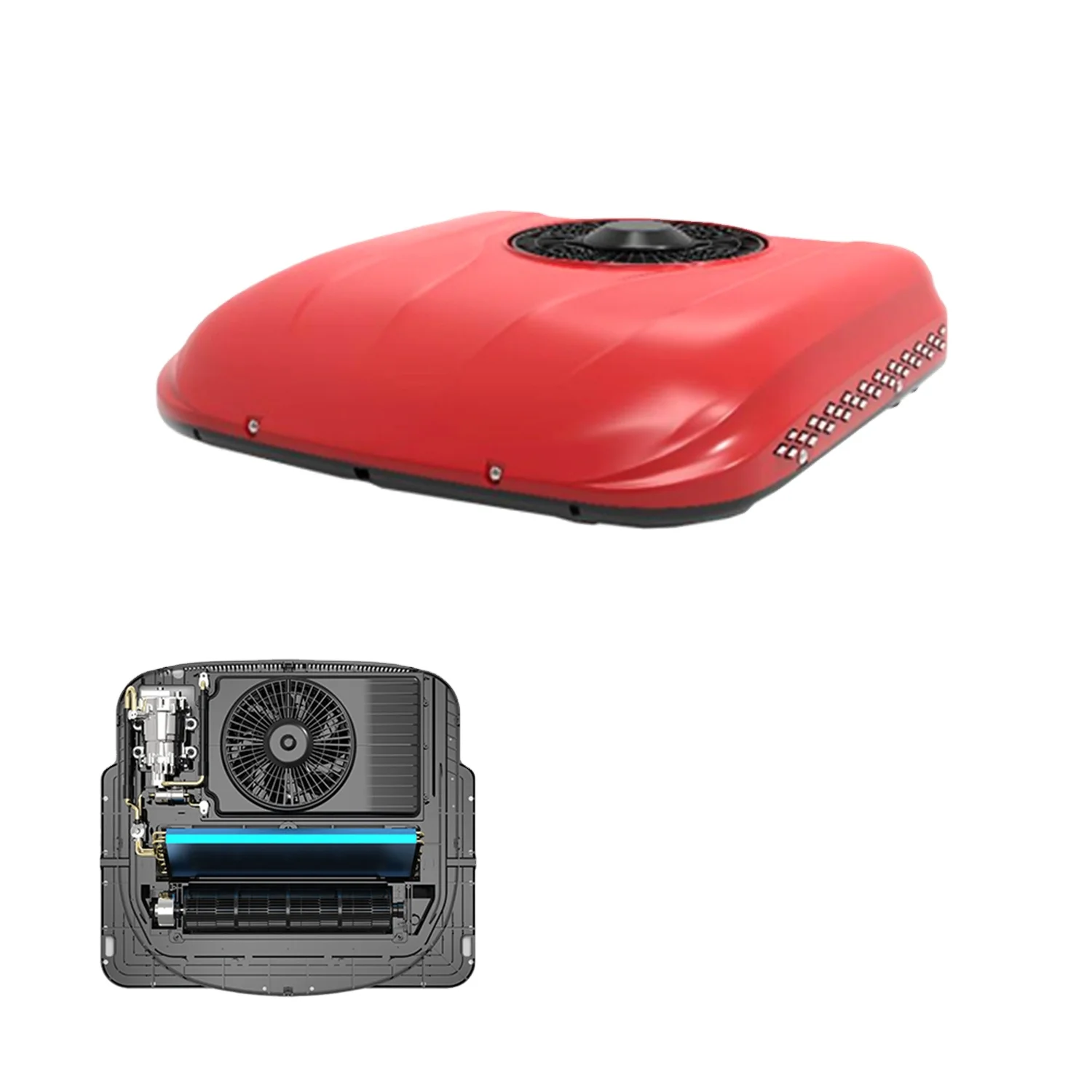 

Universal Car Battery Power 12v/24v Parking Cooling Rooftop Air Conditioner For Truck Other Air Conditioning System