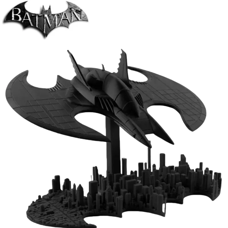 Justice League Batman 3D stéréoscopique Batfighter bricolage Figure modèle personnalité créative ordinateur bureau ornements cadeau d'anniversaire