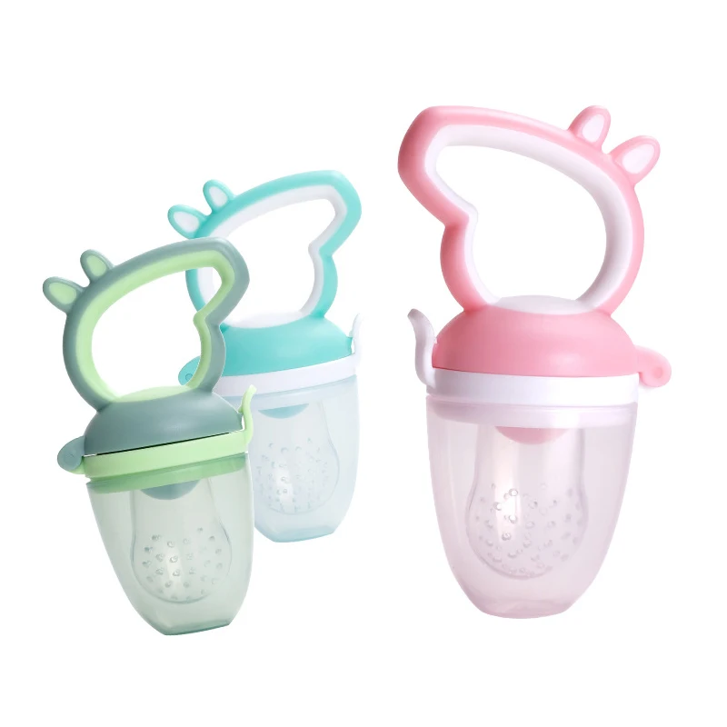 Fresh Fruit Food Safe Baby Pacifiers Feeder Fruit feeding baby food container Pacifier Bottles Baby bottle Kid Fruit Nipple Teat