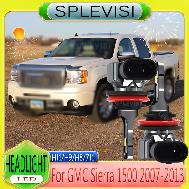 

LED H11 Long-Term Use Wide Illumination Range Headlight Low Beam Bulbs For GMC Sierra 1500 2007 2008 2009 2010 2011 2012 2013
