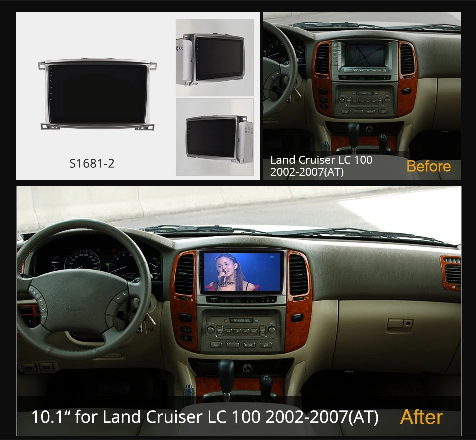 Ownice K6+ 2K for Toyota Land Cruiser LC 100 for Lexus LX470 J100 2 II 2002 - 2007 Radio Multimedia Player Nav GPS Android12 DVD