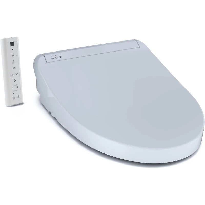 Electronic Bidet Toilet Seat, Cotton White