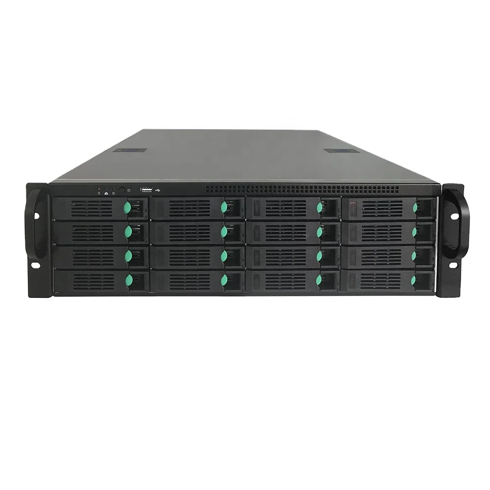 

16 HDDs SATA интерфейс 2 eSATA интерфейс 128CH 4K NVR Поддержка 16PCS HDD до 8 ТБ