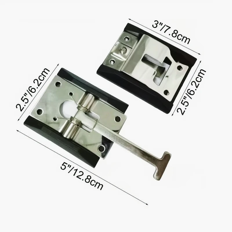 ZF-T Soporte captura para RV, pestillo puerta entrada estilo T para cargadores carga vehículos
