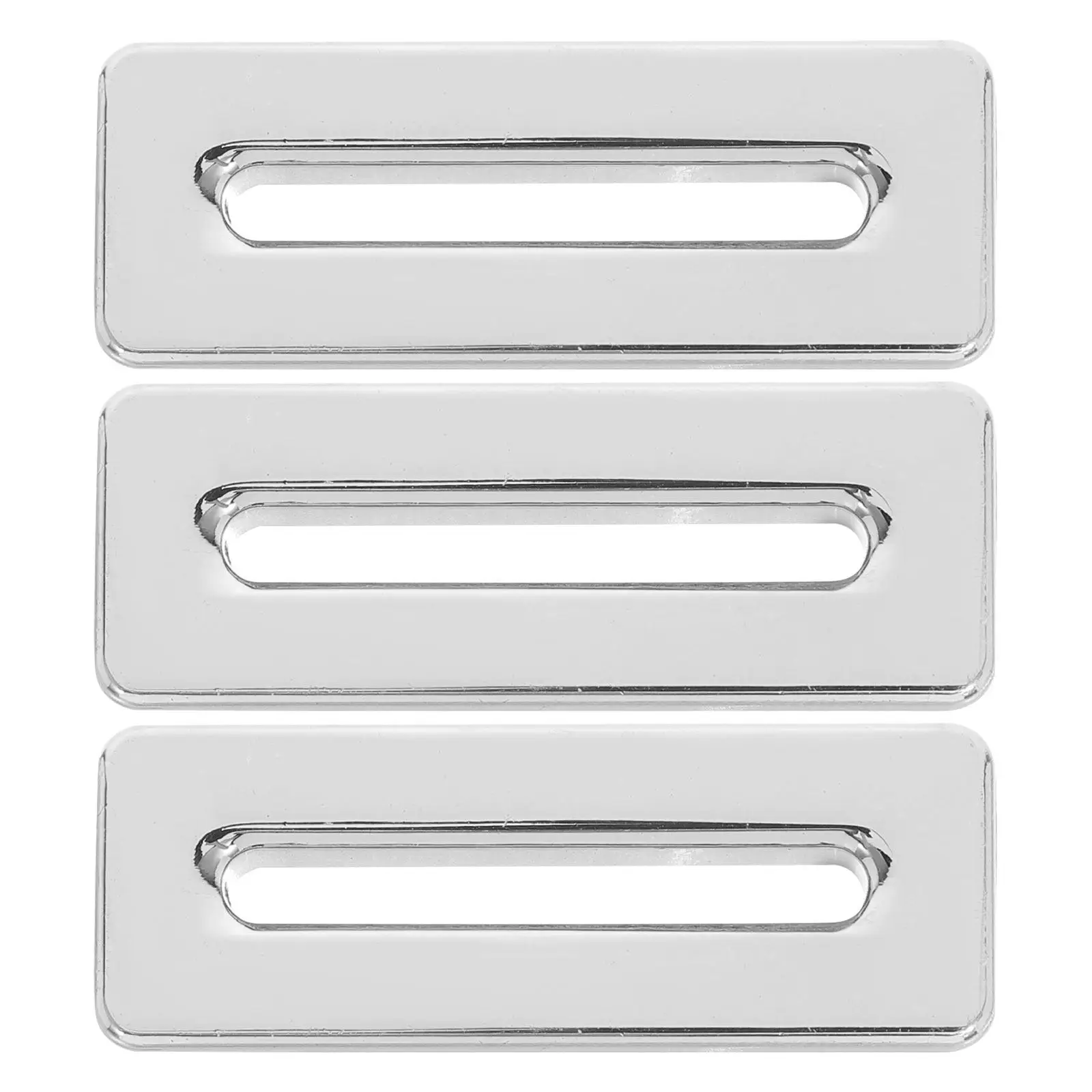 Sink Overflow Covers 3 Piece Bathroom Washbasin Hole Caps Plastic Basin Rings for Bathtub Drain