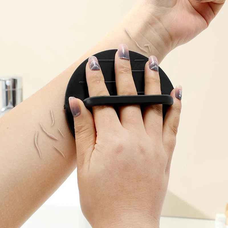 1 stücke TPR Runde Reiben Handtuch Handschuhe Pinsel Peeling Abgestorbene Haut Tiefen Reinigung Körper Peeling Pinsel Reiben Zurück Bad dusche Werkzeug