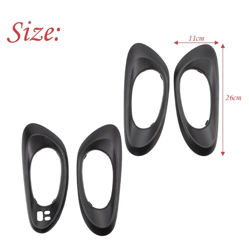 Imagen 2 del producto Embellecedor de manija de puerta Interior de coche, bisel delantero y trasero para Chevrolet Trailblazer 2002-2009 15214502 15214503