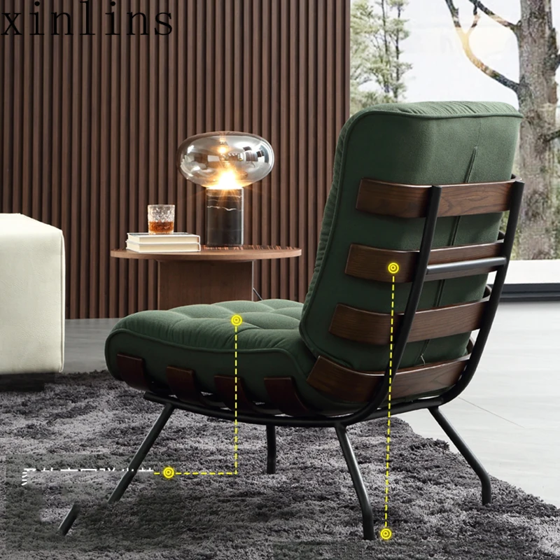 

Minimalist Single Living Room Chairs Luxury Vanity Lounge Nordic Living Room Chairs Recliner Designer Meubles De Salon Furniture