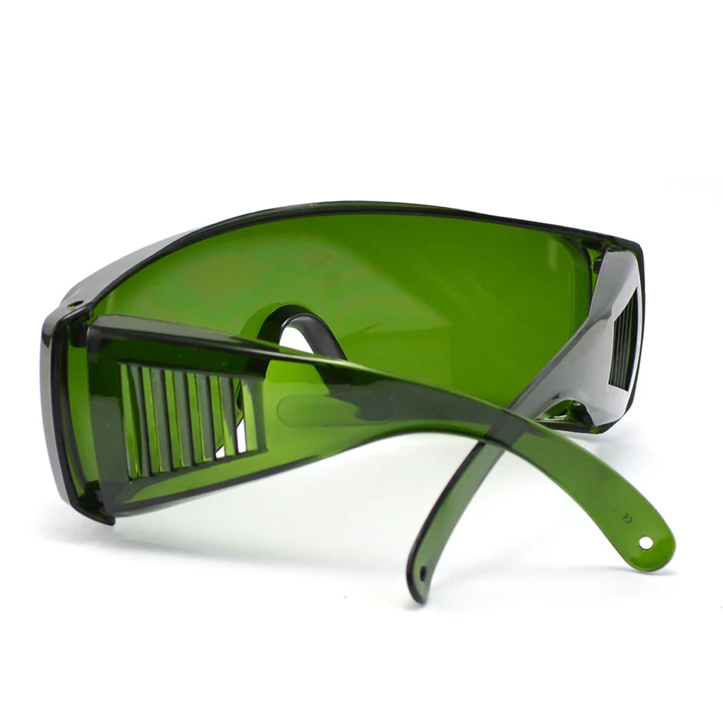 Lunettes de protection professionnelles vertes, lunettes IPL portables, lunettes industrielles