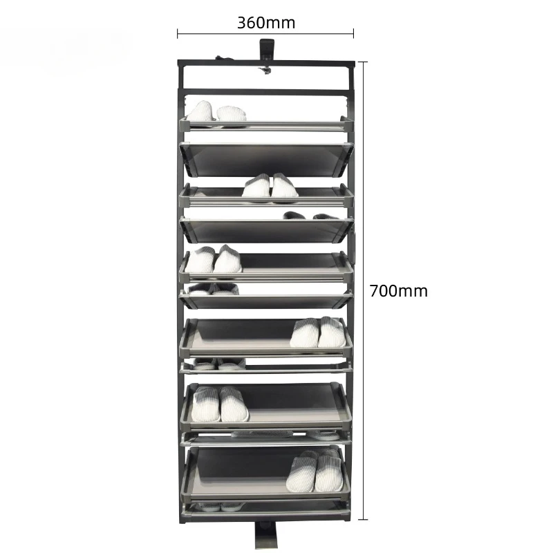 Meuble de rangement pour chaussures T1, économiseur d'espace réglable