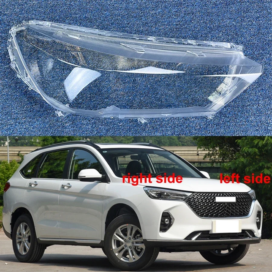 

For Great Wall Haval M6 Plus 2021 2022 Headlamp Transparent Mask Cover Lens Headlight Shell Plexiglass Auto Replacement Parts