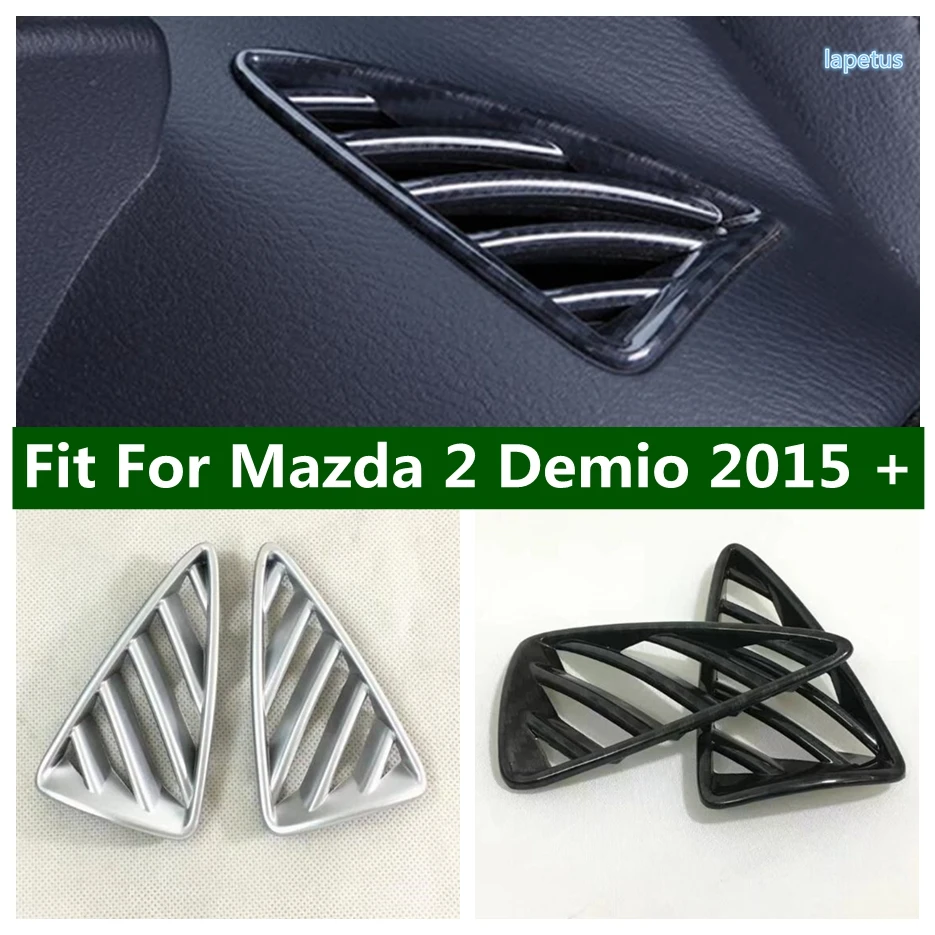 

Air Conditioning Outlet AC Vent Decoration Frame Cover Trim Fit For Mazda 2 Demio 2015 - 2023 Auto Accessories