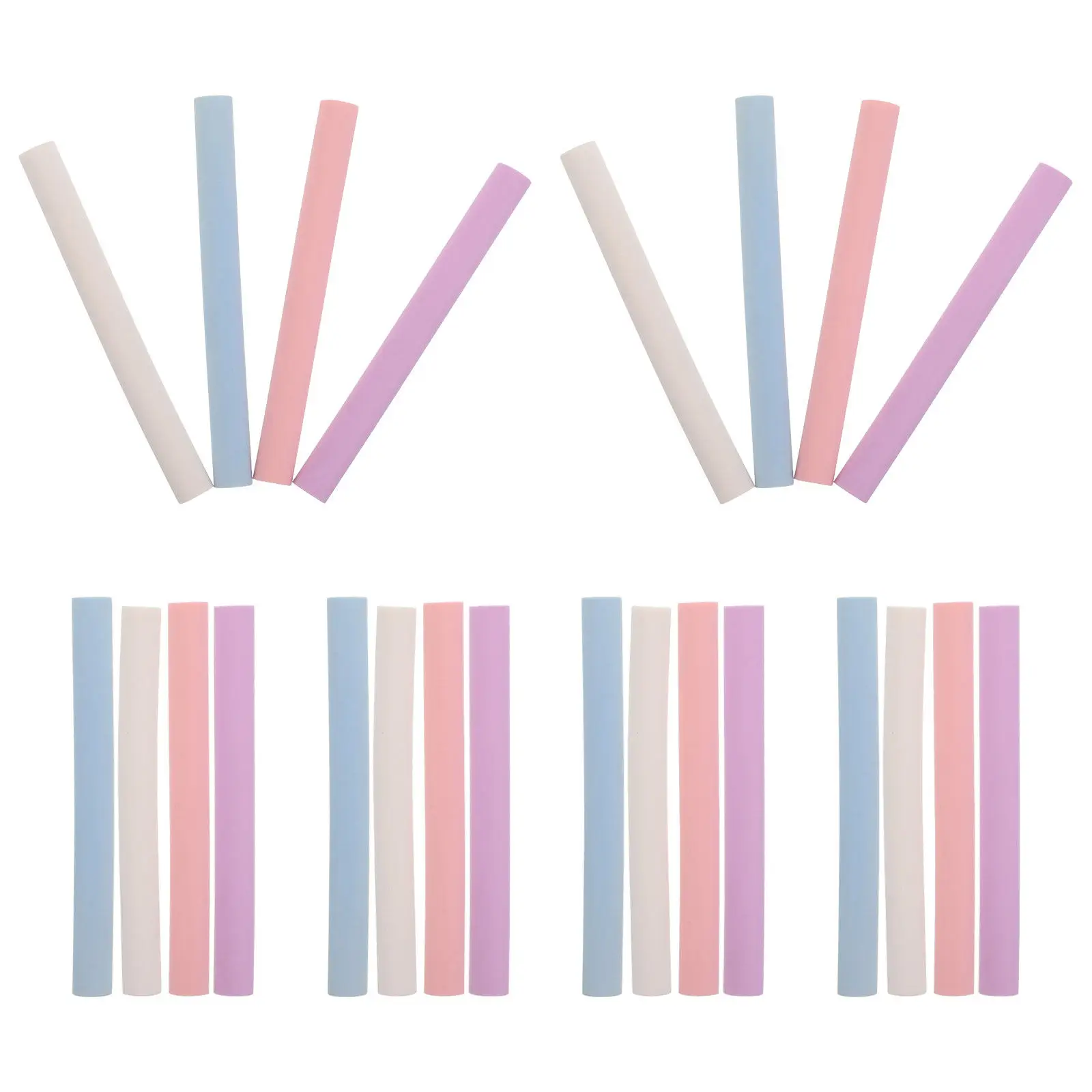 

40Pcs Mechanical Pencil Eraser Refills Cylinder Slim Eraser Pen Refills Fine Tip Detail Drafting Refillable Sticks for School