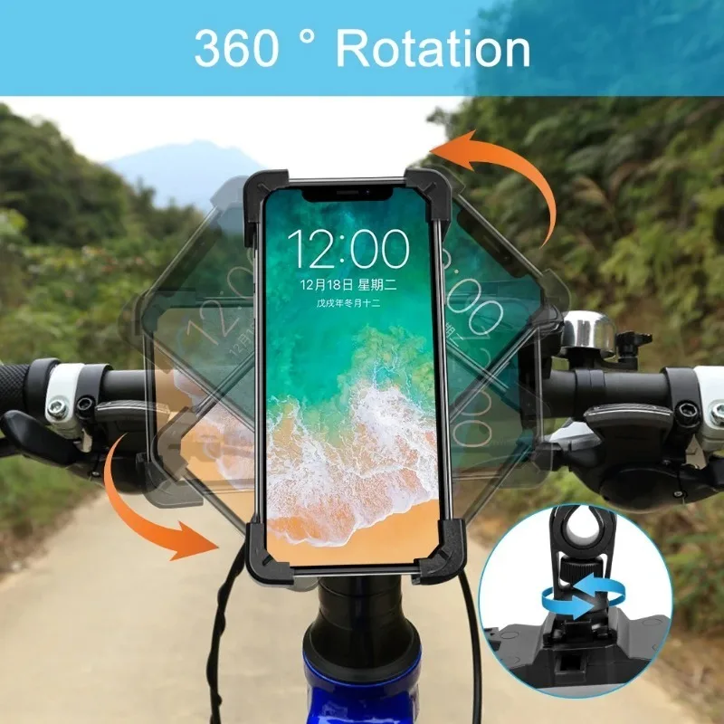 New Bicycle Phone Holder MTB Road Mountain Bike Stand Motorcycle Mobile Cellphone Support Bracket Mount Gps for Bike Accessories