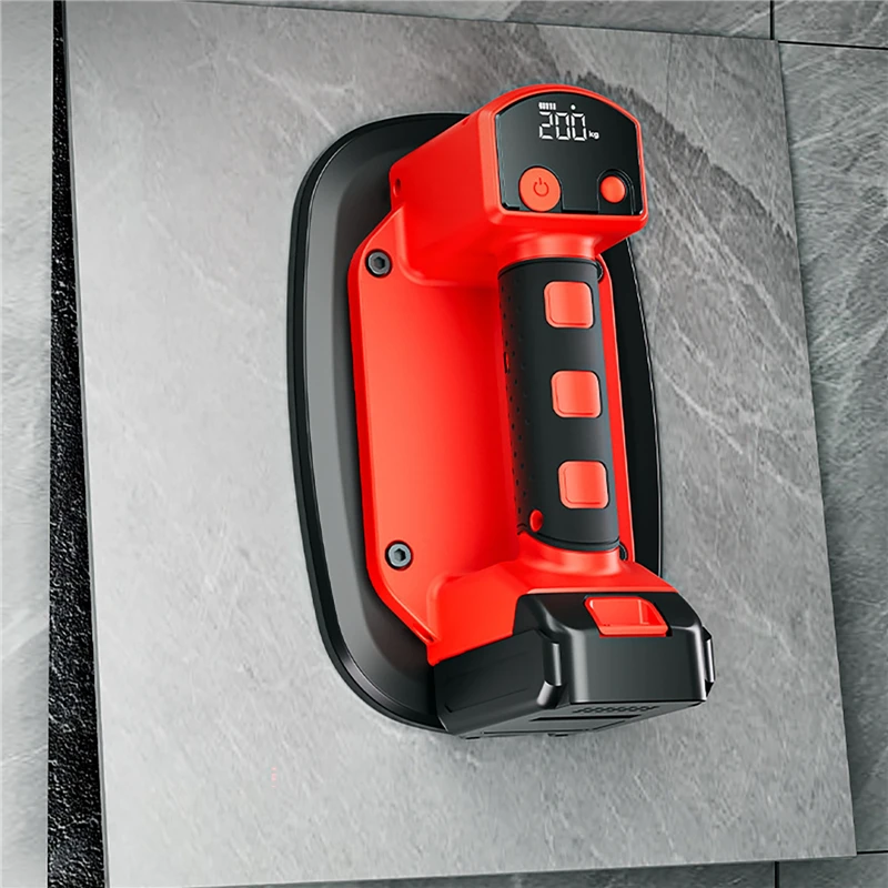 Intelligent Display Industrial Grade Electric Vacuum Suction Cup 200KG Load Heavy Duty Granite Ceramic Tile Glass Lifter