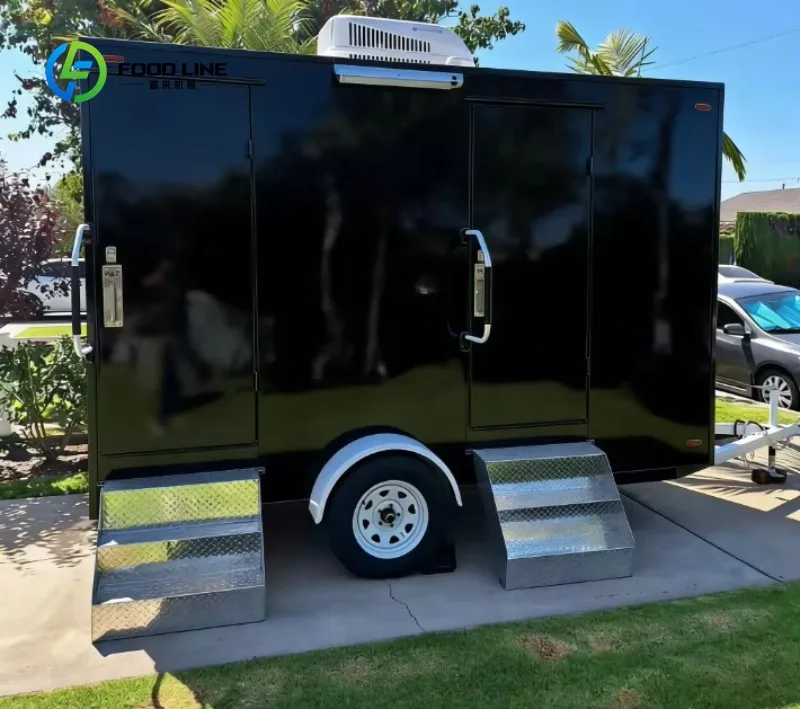 Custom Portable Toilet with Ventilated Roof  – Outdoor Mobile Restroom for Construction Sites, Camping, Emergency Relief