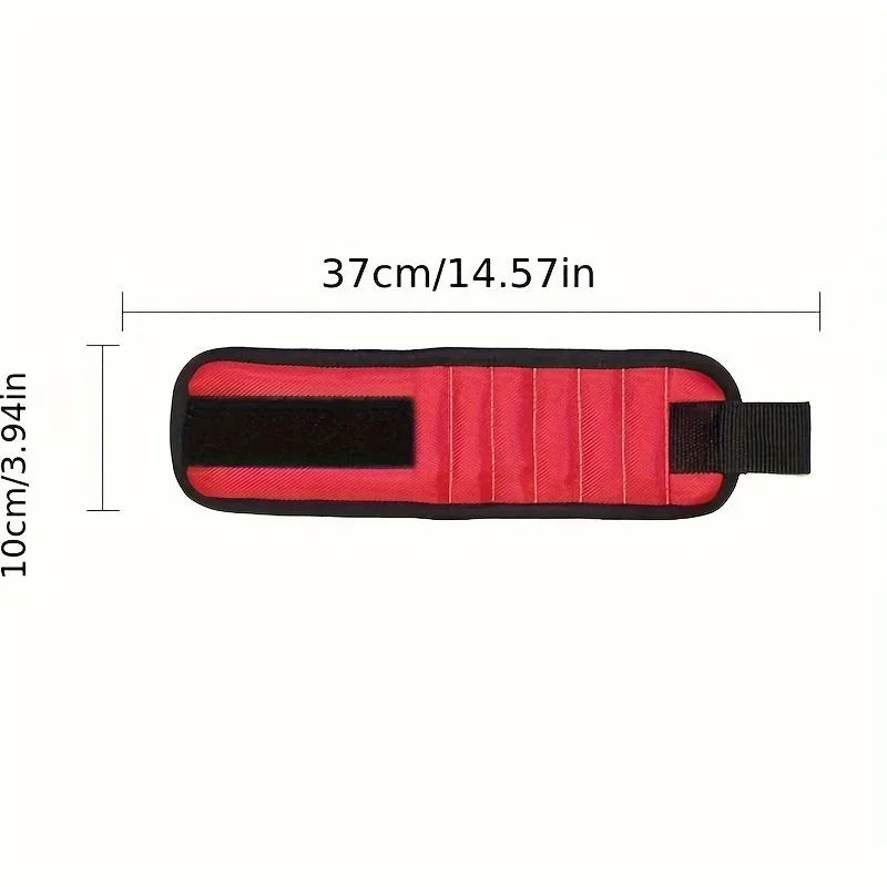 1pc The Ultimate Magnetic Wristband: 5 Magnets for Holding Screws - Perfect Gift for Handymen, Mechanics, and Tech Geeks!
