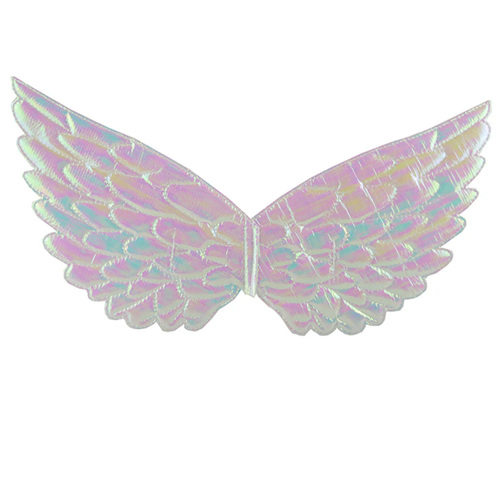 Kids Colorful Angel Wings Princess Costume Cosplay Children Accessories Halloween Birthday Festive Party Decorations Props