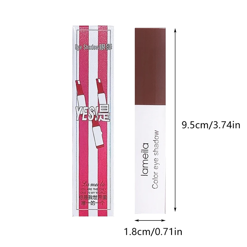 อายแชโดว์แบบแท่งสองสี กลิตเตอร์ไฮไลท์ ปากกาเขียนขอบตา แต่งตา กันน้ำ ติดทนนาน ช่วยให้ดวงตาดูสวยวิ้งๆ ใช้งานง่าย ไม่ต้องใช้แปรงแต่งตา