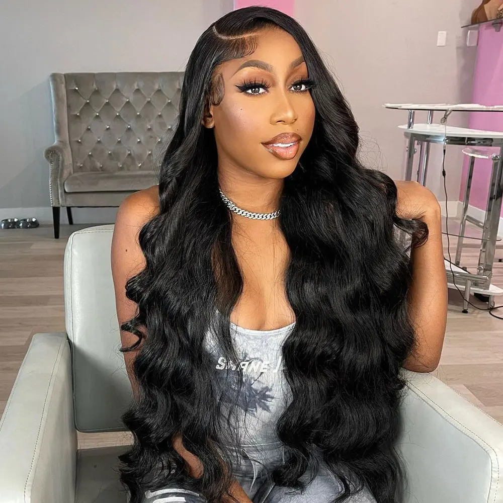 

28 30 38 40 Inch Loose Body Wave Lace Front Wigs Human Hair 13x4 13x6 Hd Lace Frontal Wigs 180 Density For Black Women Brazilian