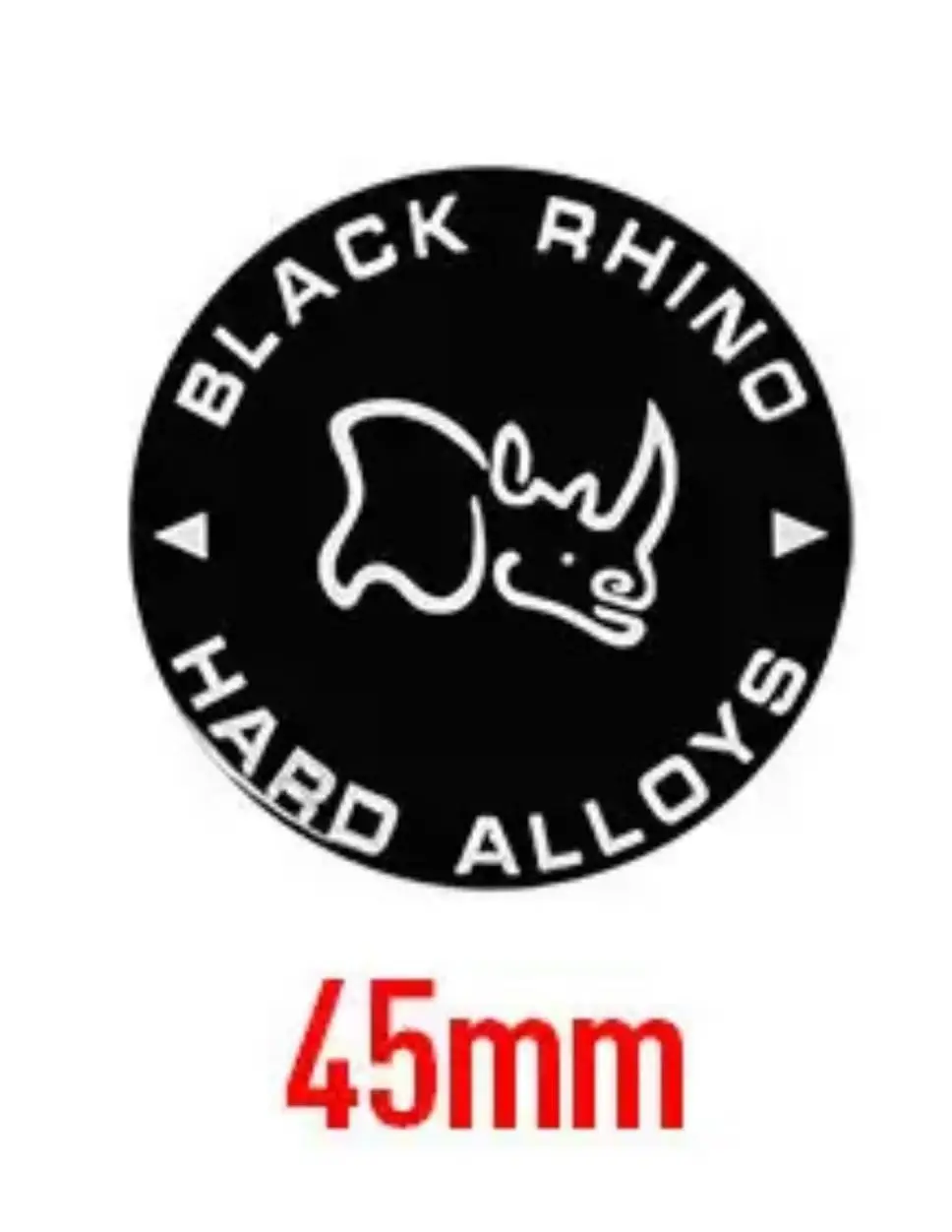 4Pcs/ 45mm 56mm 80mm Black Rhino Car Automotive dust cover Car Wheel Center Sticker Badge Covers Decoration Accessories