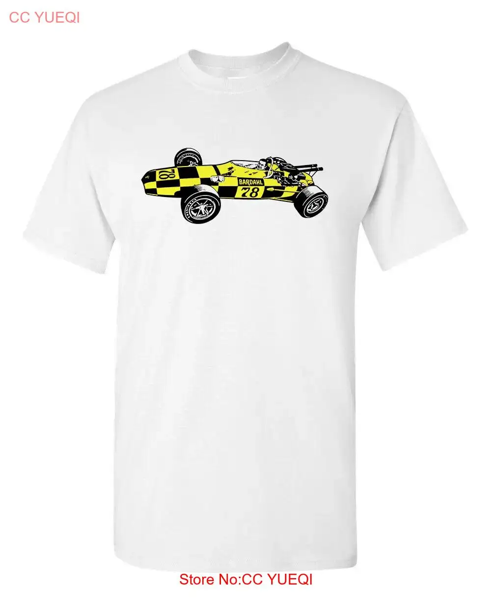 Hot Rod Tee T Shirt Drag Race Classic Car Bardahl 78 Motor Oil Racing