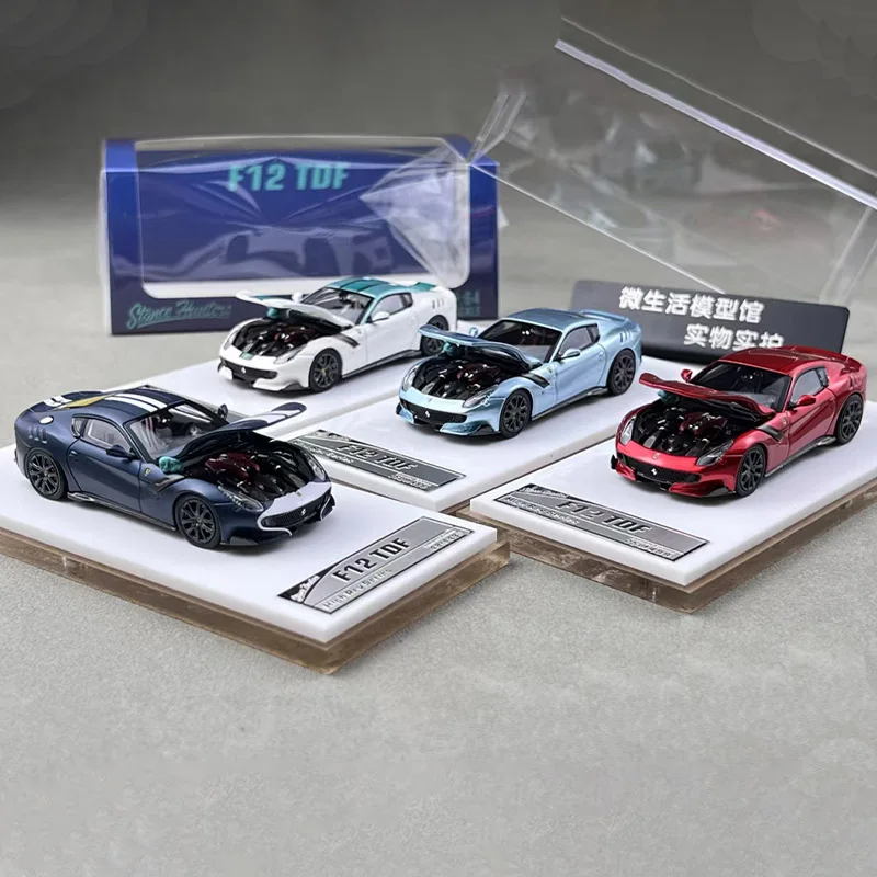 Model samochodu F12 TDF, odlewany, skala 1:64, symulacja, ze stopu, statyczny, kolekcjonerski, zabawka, prezent, pamiątka, dekoracja