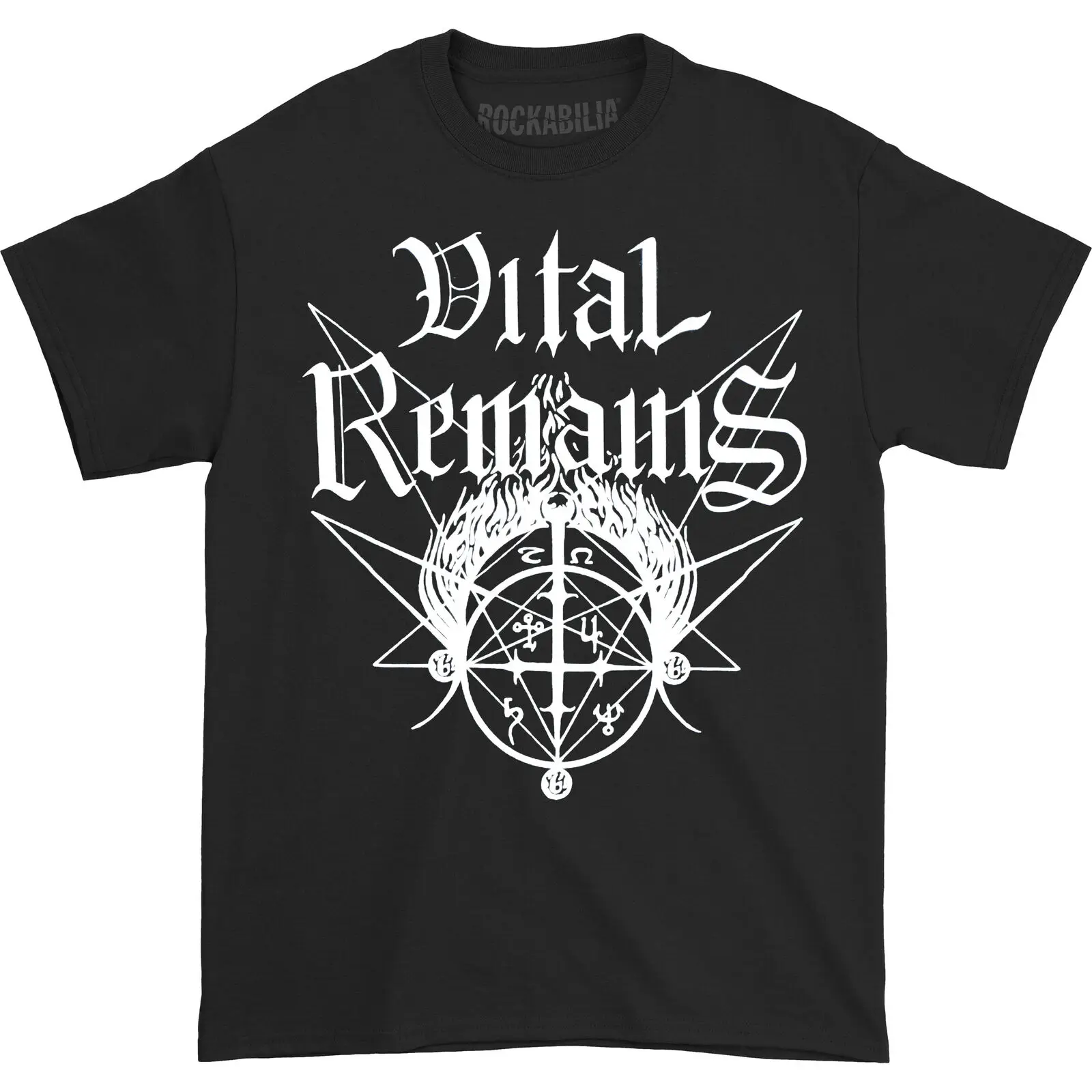 

Men'S Vital Remains Old School T Shirt Small Black