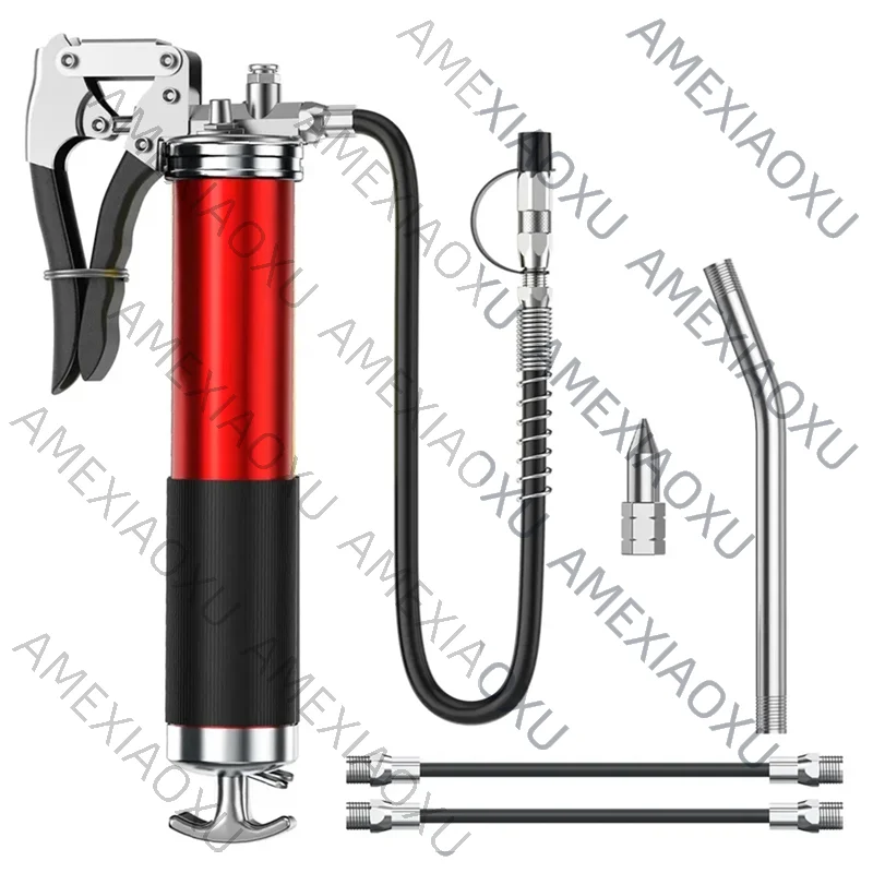 

Oil Grease Tool Kit Manual Grip High-Pressure Pumping Coupler 400CC Greasing Injection Heavy Duty Maintenance Tool Easy To Use