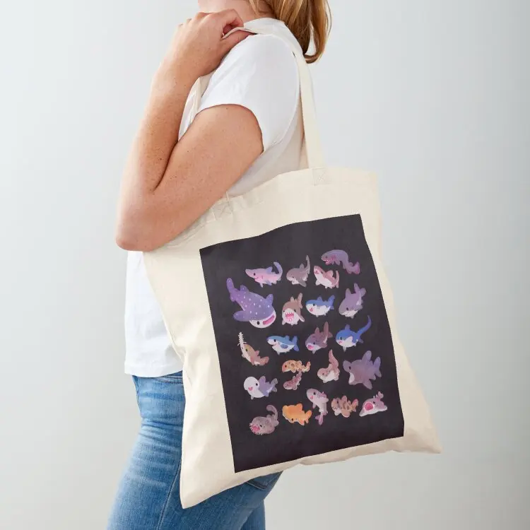 

Shark day Tote Bag eco pack personalized tote bag for beach
