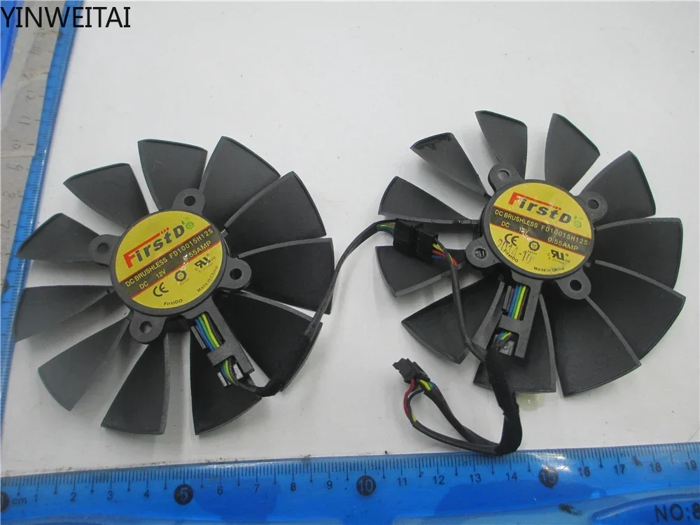 

FD10015H12S T129215SM 12V 95mm For ASUS STRIX-R9 380 GTX970 980 980ti RX 470 580 570 GTX 1050Ti 1070Ti 1080Ti Graphics Card Fan