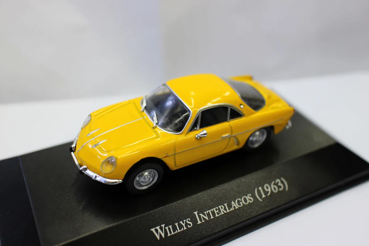 New 1:43 Scale Willys Interlagos 1963 Diecast Car Model For Collection Gift