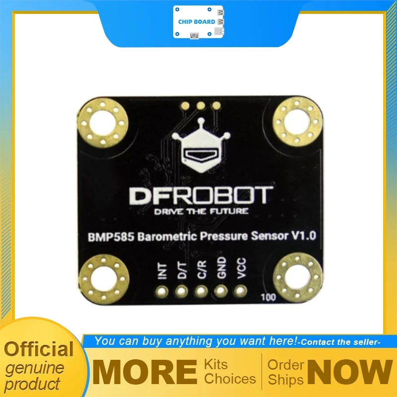 DFRobot Gravity BMP585 Digital Pressure & Temperature Sensor Board with Bosch BMP585, I2C/UART Interface