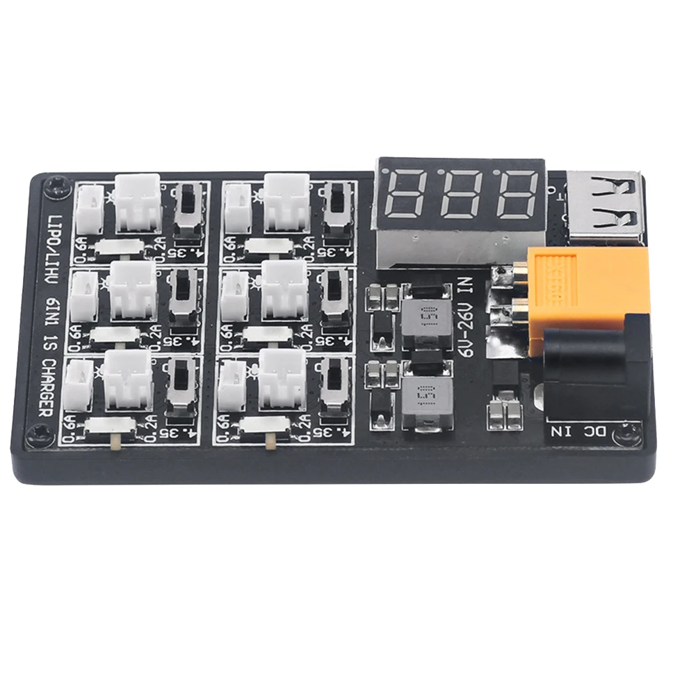 Y22A-Lightweight And Portable 6IN1-1S Lipo Lihv Board For RC Model Batteries RC Accessory