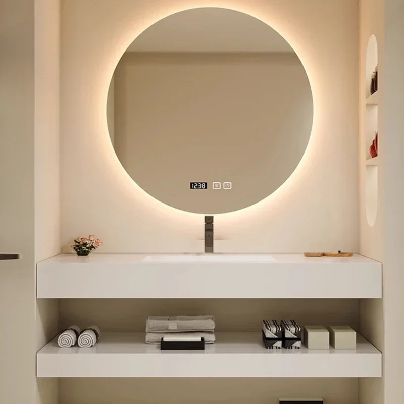 Vanity Makeup Mirror Cabinets Large Room  Storage Wall Bathroom Mirror Cabinets Light Maquillaje Bedroom Furniture