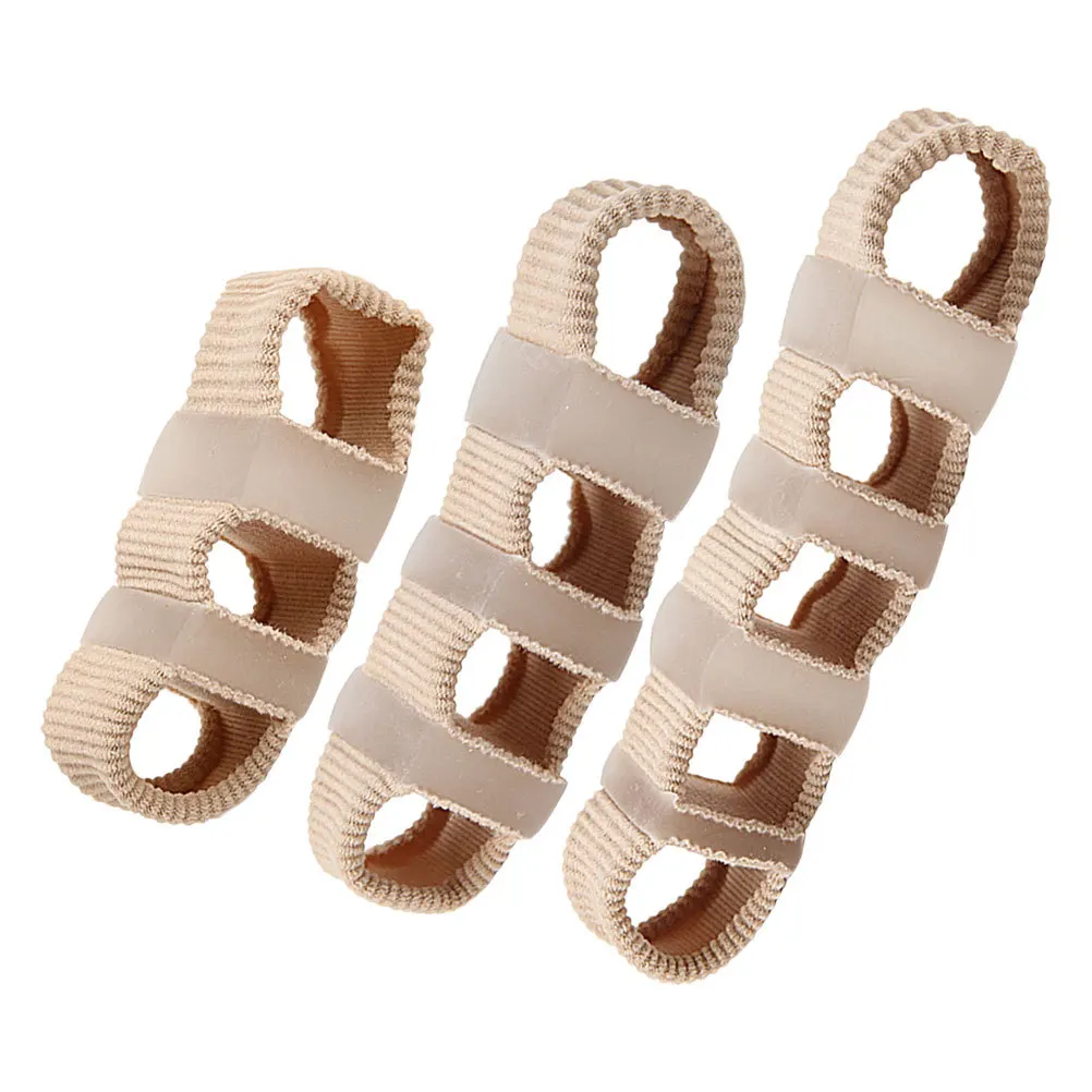 

3Pcs Adjustable Toe Straightener Corrector for Bunions Overlapping Toes Separators Breathable Material Foot Alignment Comfort
