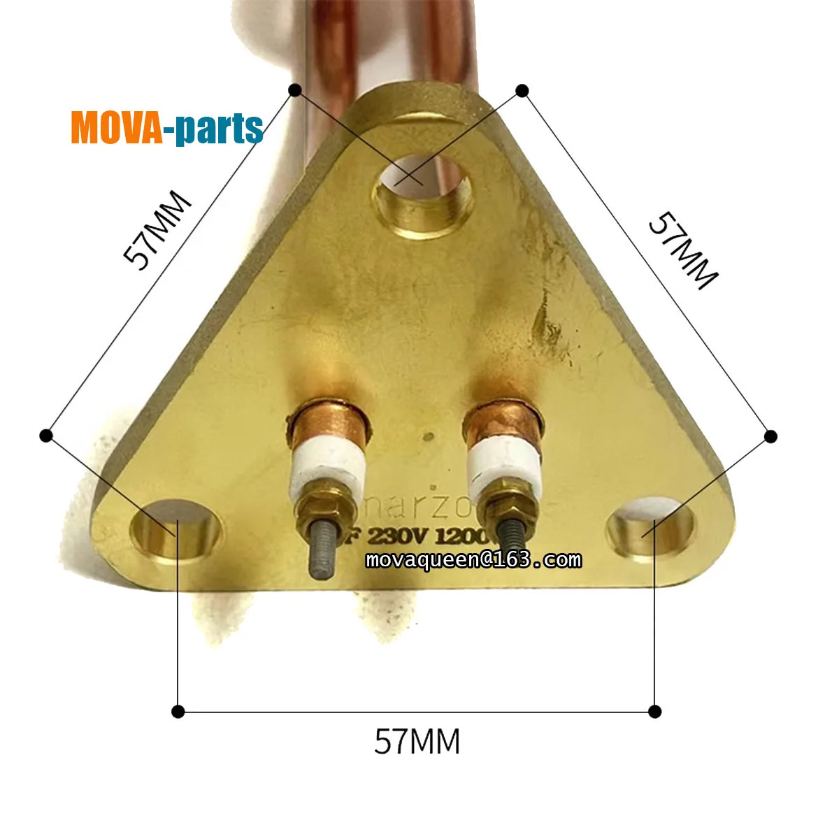 Piezas de repuesto para máquina de café expreso, tubo de calefacción de cobre de 220V, 800W y 1200W para reemplazo de cafetera LaMarzocco GS3 Min