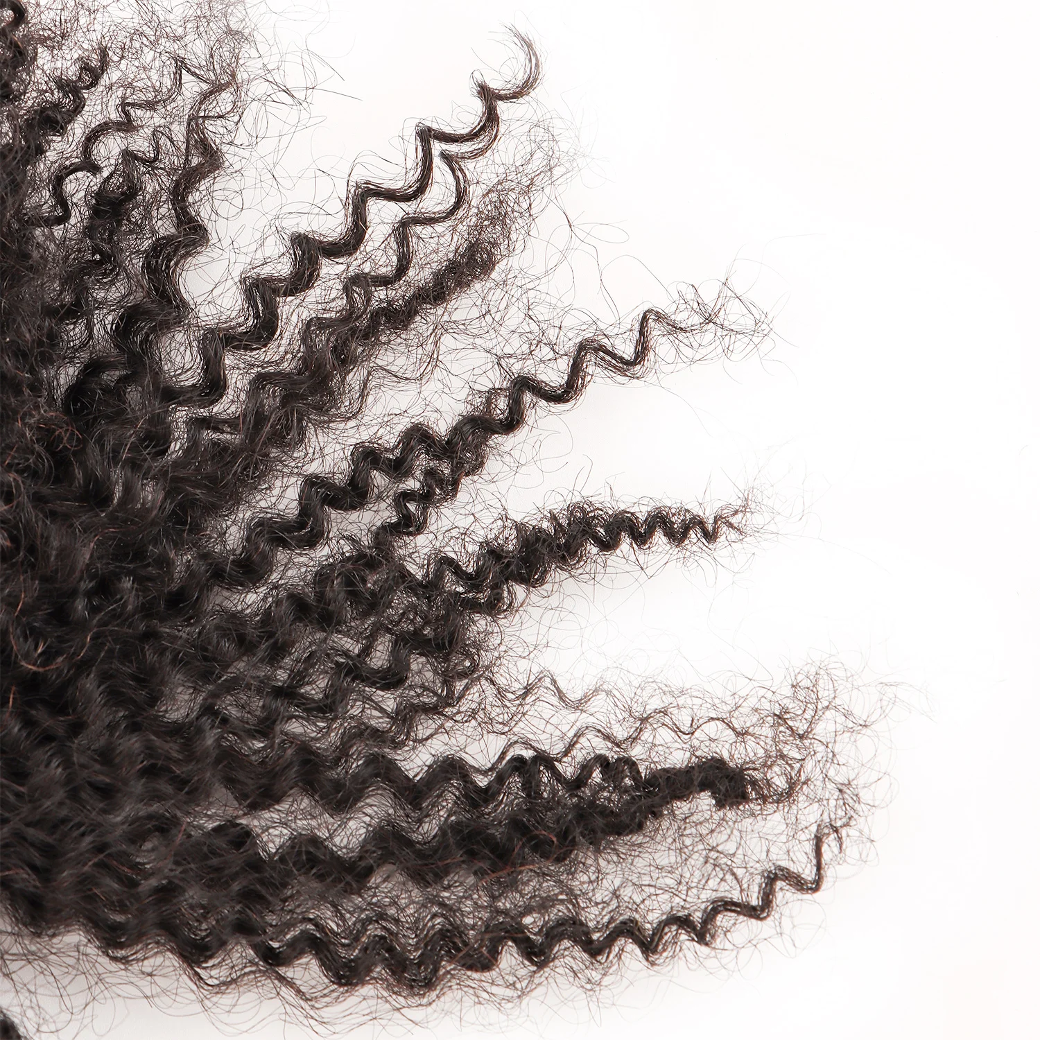 AHVAST Hair Bulk 100g 4C Afro Kinky Virgin Human Hair Bundles 100% Handmade Dreadlocks Extensions Bulk for Locs