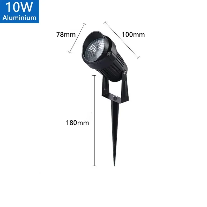 LED Waterproof Outdoor Garden Lawn Lights Spike Bulb 5W/10W/15W Tuinverlichting 220V 110V 12V - Adjustable Solar Powered Garden