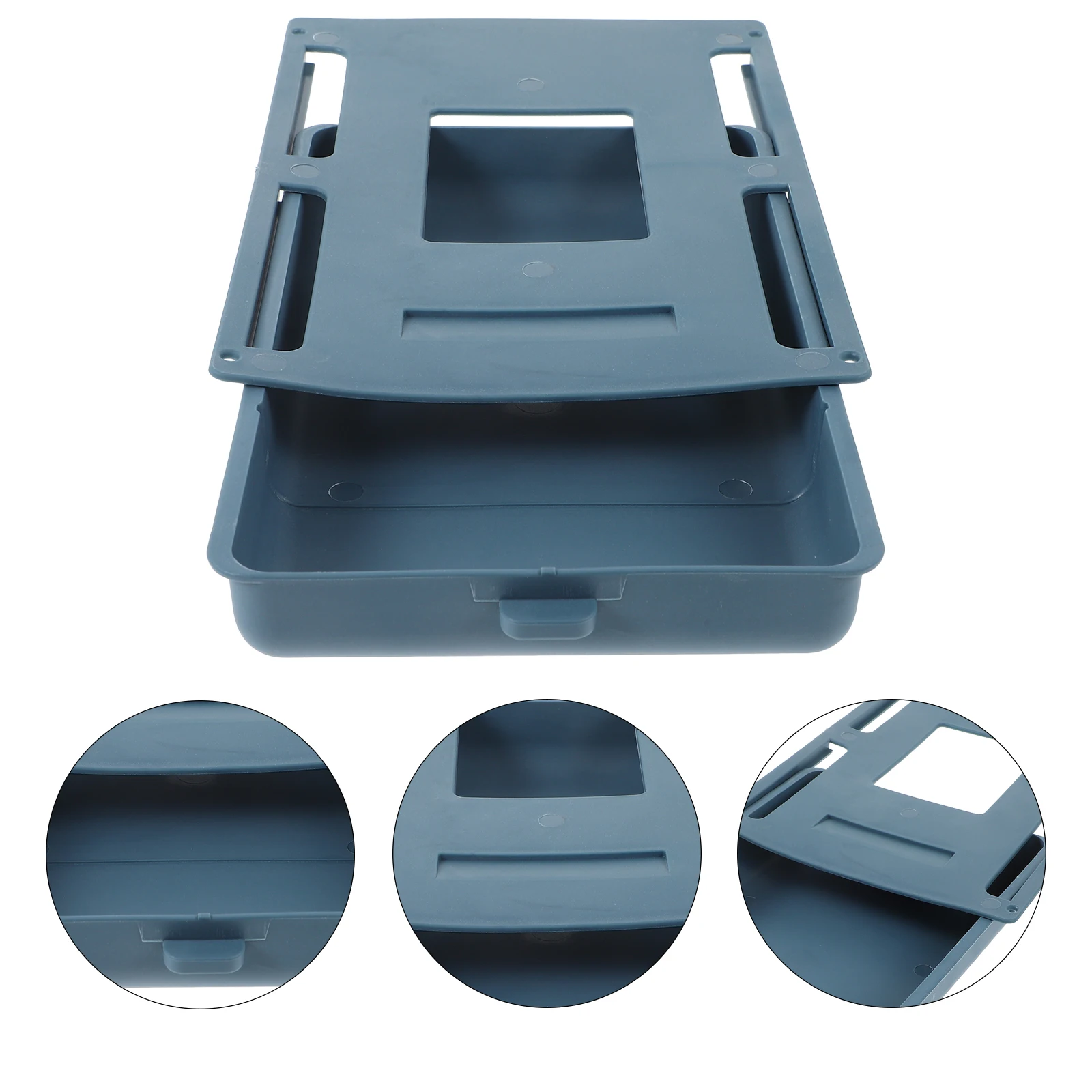 

Drawer Style Pen Box Under Table Storage Organizer Slide Out Desktop Drawer For Desk Office Kitchen Stationery Tools