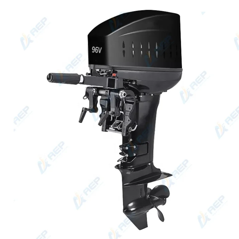 

Strong Power 96V 9000W 12HP Low Noise Brushless Electric Boat Engine Outboard Motor