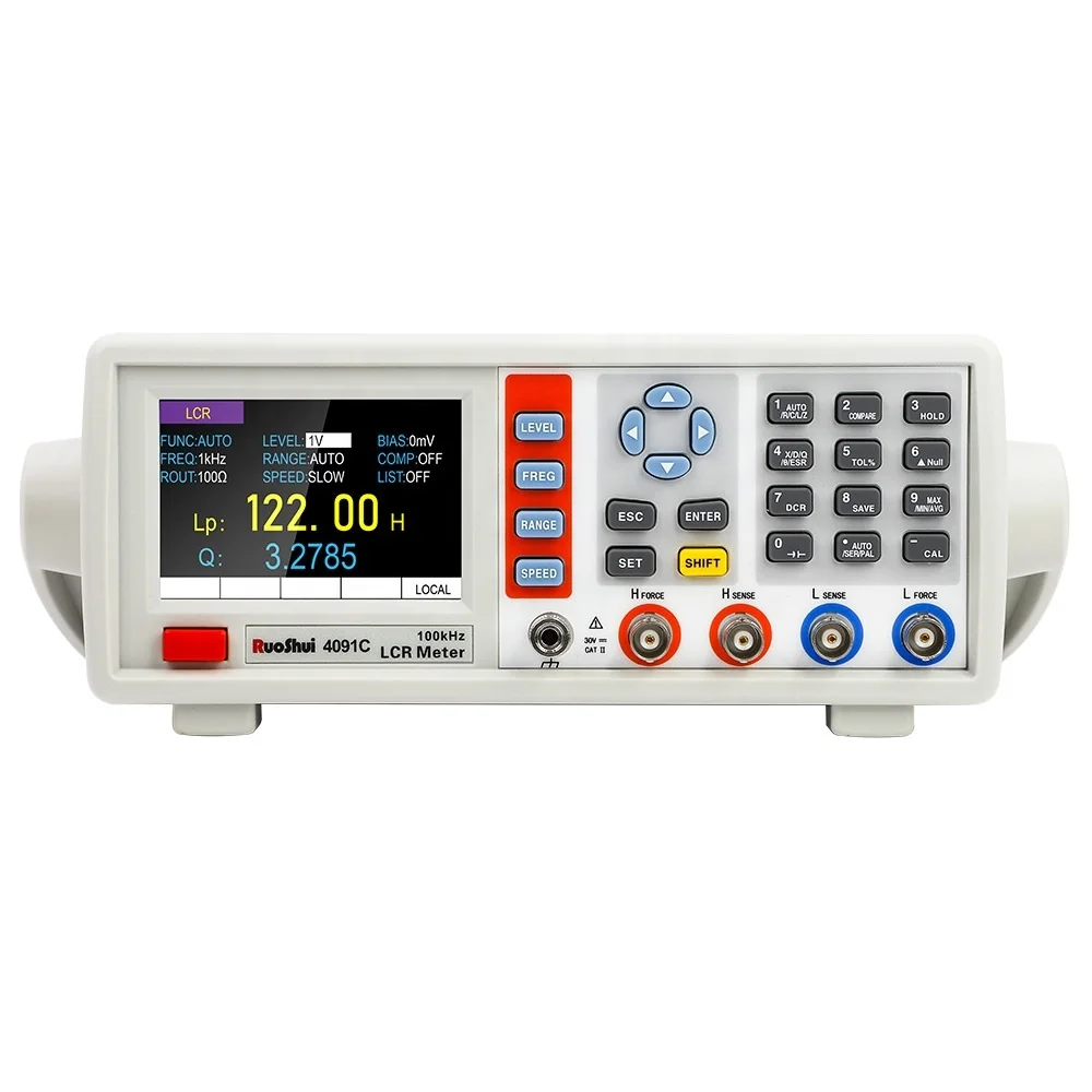 RUOSHbiomoman409/s-Compteur LCR de Banc Numérique, 10Hz-100KHz, Bande Passante, Réglable, 10 ~ 2000 Puzzles