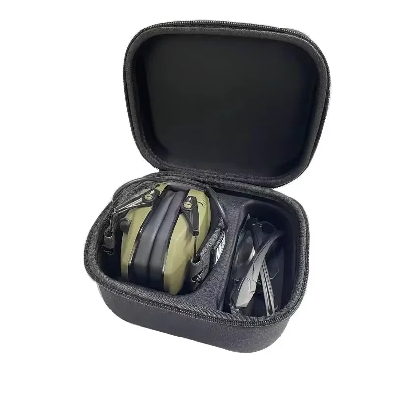Tactical Headphone Bag EVA Hard Headphone Storage Bag. Used to Store Headphones and Glasses
