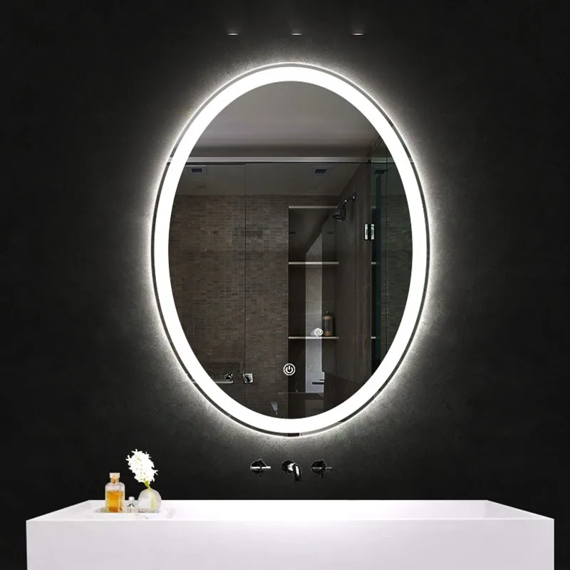 

Makeup Light Decorative Mirror Bathroom Large Aesthetic Decorative Mirror Smart Tabletop Wedding Miroir Mural Room Accessories