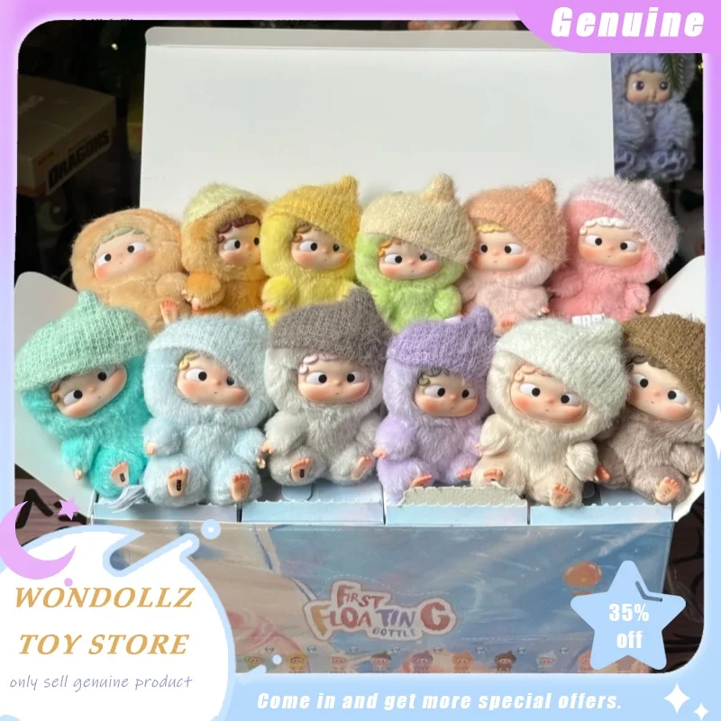 

Оригинальная серия плавающих бутылочек Ozai First: Слепая коробка с милой виниловой плюшевой куклой, подвеска для сумки, модная игрушка, подарок-сюрприз